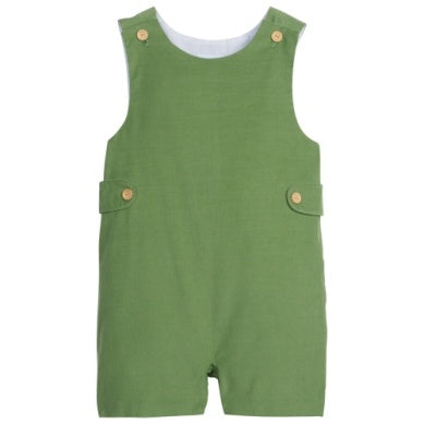 Watercress Corduroy Button Tab John John
