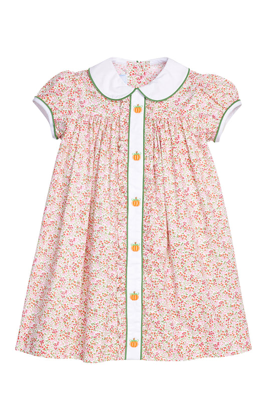 Ruffled Sally Dress Pumpkins