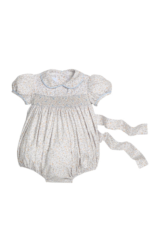 Smocked Peter Pan Bubble Winthrop Floral
