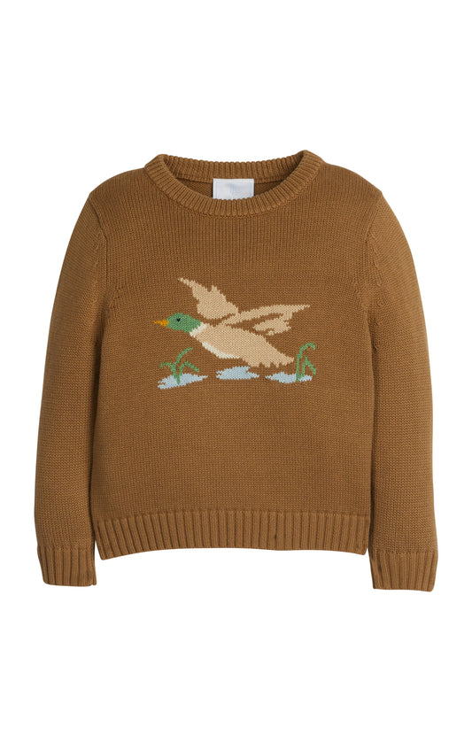 Intarsia Sweater Flying Mallard