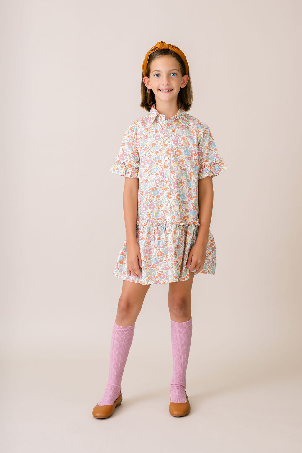 Darcy Dropwaist Dress Whimsy Blooms