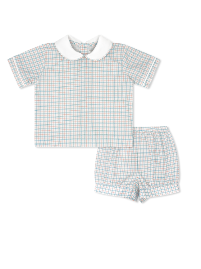 Sibley Short Set Countryside Plaid Woven