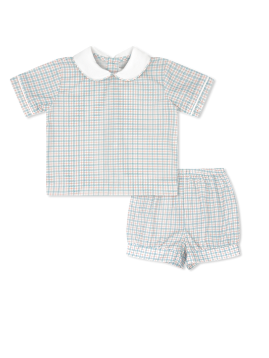 Sibley Short Set Countryside Plaid Woven
