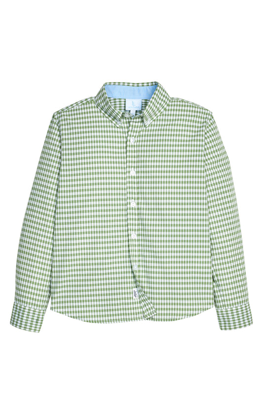 Button Down Shirt Watercress Gingham