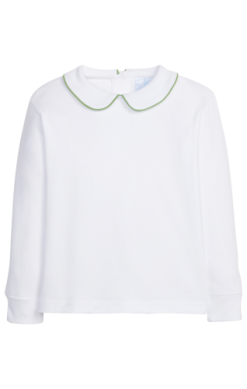 Watercress Piped Peter Pan Shirt