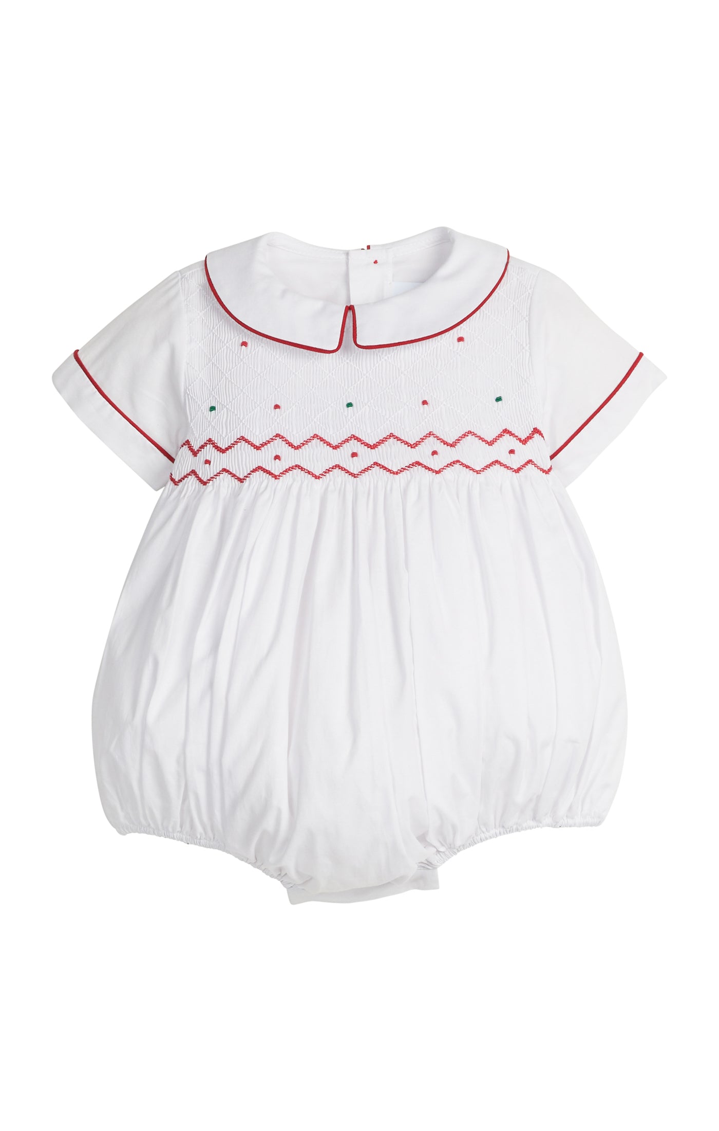 Smocked Theodore Bubble Holiday