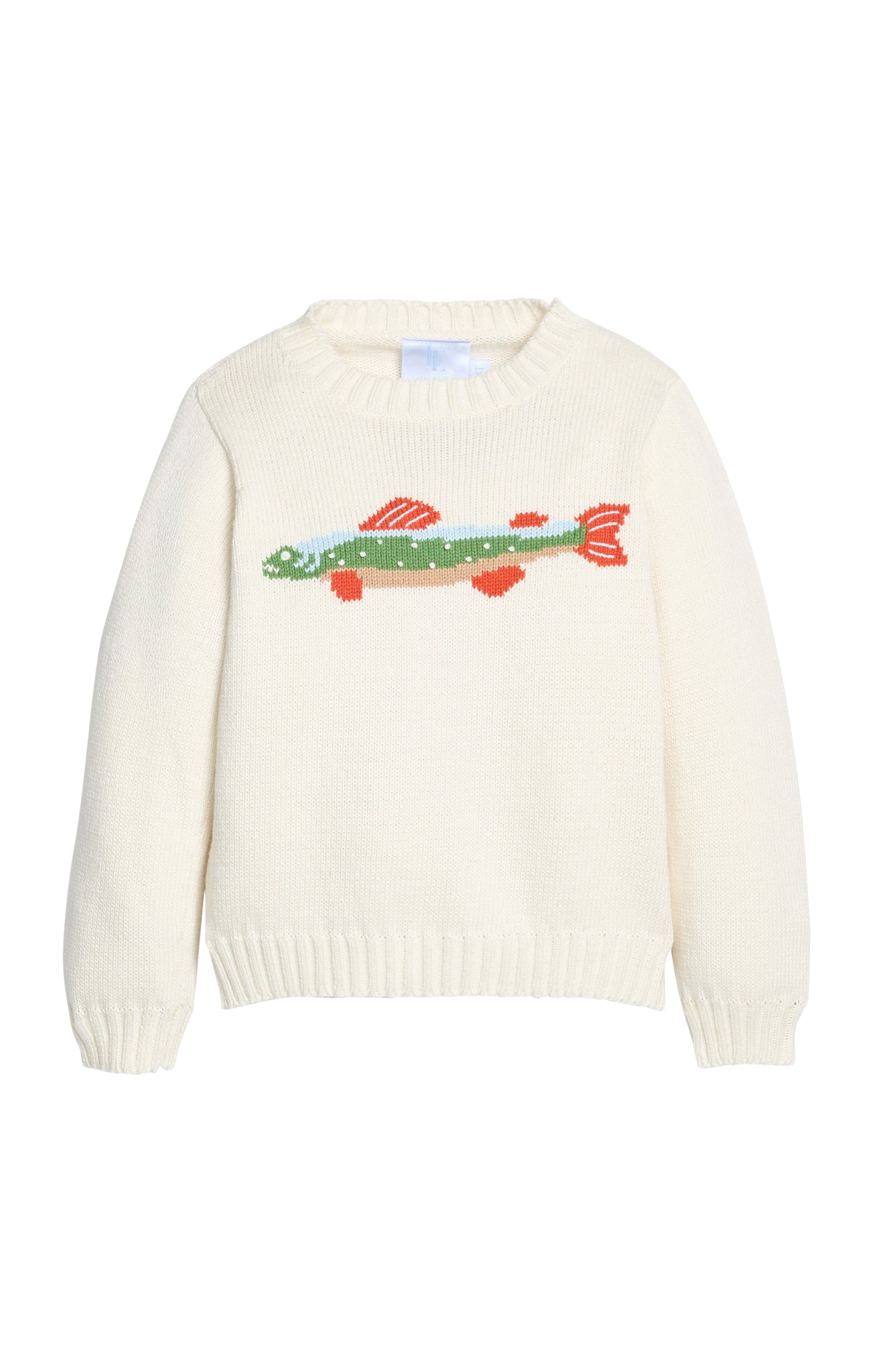 Intarsia Sweater Brook Trout