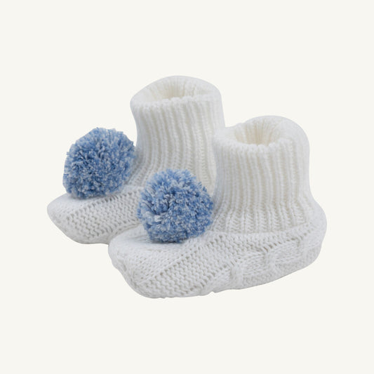 Bryer Bootie Worth Avenue White Buckhead Bardbados Blue