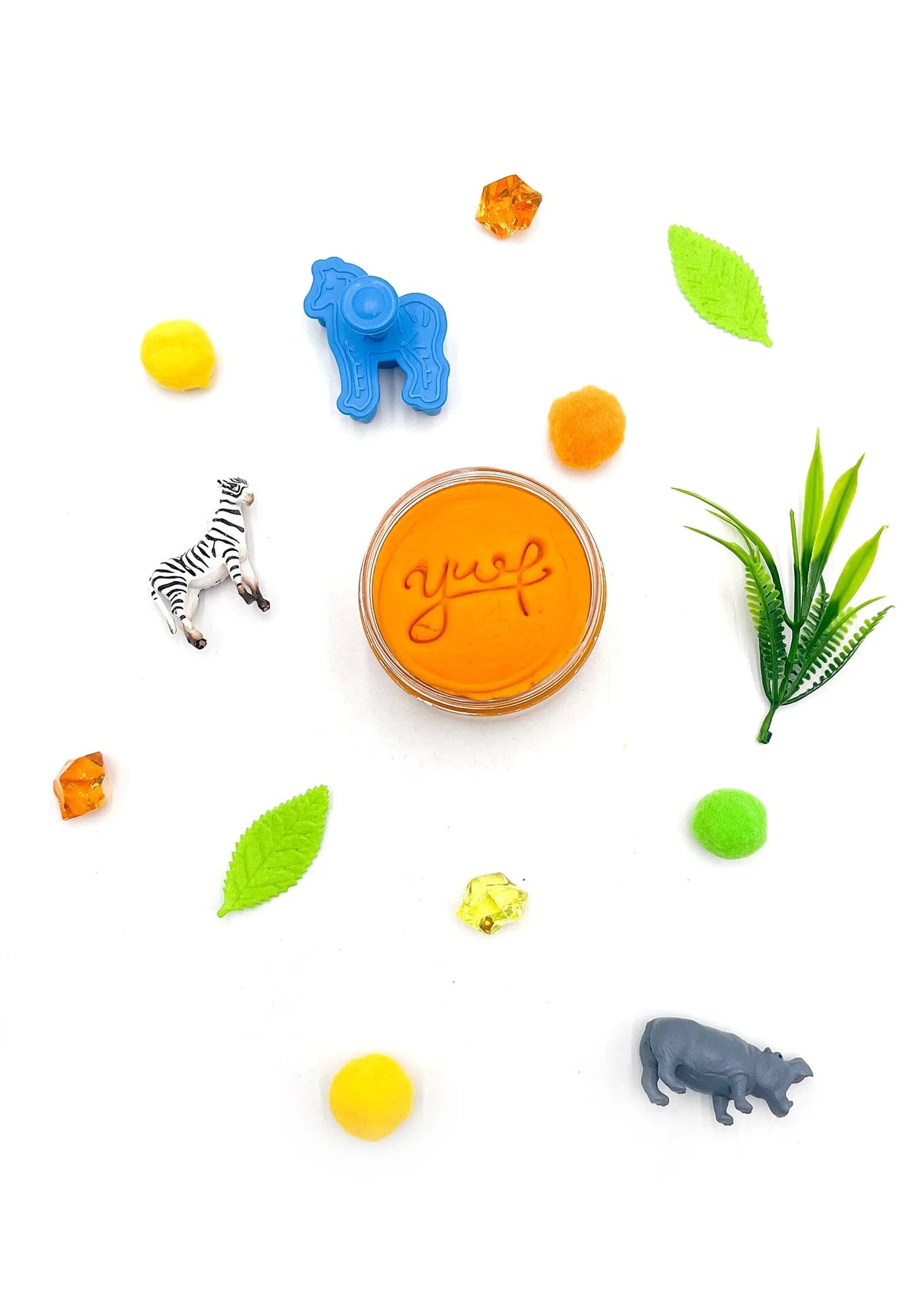 Zoo Grab & Go Dough Jar
